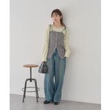 透かし編みニットキャミビスチェ | earth music&ecology | 詳細画像18