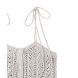 透かし編みニットキャミビスチェ | earth music&ecology | 詳細画像25