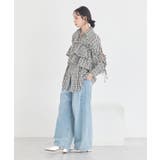 アソートチェックティアードビスチェ | earth music&ecology  | 詳細画像20 