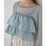 アソートチェックティアードビスチェ | earth music&ecology  | 詳細画像22 