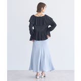 ラッフルカラーカットブラウス | earth music&ecology  | 詳細画像24 