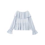 ラッフルカラーカットブラウス | earth music&ecology  | 詳細画像33 