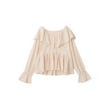 ラッフルカラーカットブラウス | earth music&ecology  | 詳細画像42 