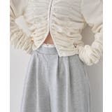 レースレイヤード風スウェットパンツ | earth music&ecology  | 詳細画像1 