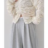 レースレイヤード風スウェットパンツ | earth music&ecology  | 詳細画像2 