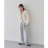 レースレイヤード風スウェットパンツ | earth music&ecology  | 詳細画像3 