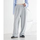 レースレイヤード風スウェットパンツ | earth music&ecology  | 詳細画像7 