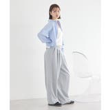 レースレイヤード風スウェットパンツ | earth music&ecology  | 詳細画像9 