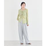 レースレイヤード風スウェットパンツ | earth music&ecology  | 詳細画像17 