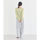 レースレイヤード風スウェットパンツ | earth music&ecology  | 詳細画像19 