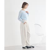 レースレイヤード風スウェットパンツ | earth music&ecology  | 詳細画像21 