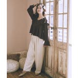 レースレイヤード風スウェットパンツ | earth music&ecology  | 詳細画像31 