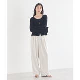 レースレイヤード風スウェットパンツ | earth music&ecology  | 詳細画像28 