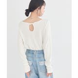 【前後2WAY】ツイストカットアウトプルオーバー | earth music&ecology | 詳細画像10