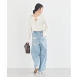 【前後2WAY】ツイストカットアウトプルオーバー | earth music&ecology | 詳細画像14