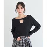 【前後2WAY】ツイストカットアウトプルオーバー | earth music&ecology | 詳細画像15