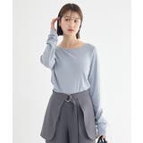 【前後2WAY】ツイストカットアウトプルオーバー | earth music&ecology | 詳細画像2