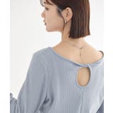 【前後2WAY】ツイストカットアウトプルオーバー | earth music&ecology | 詳細画像21