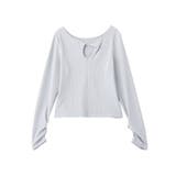 【前後2WAY】ツイストカットアウトプルオーバー | earth music&ecology | 詳細画像23