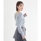 【前後2WAY】ツイストカットアウトプルオーバー | earth music&ecology | 詳細画像3