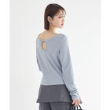 【前後2WAY】ツイストカットアウトプルオーバー | earth music&ecology | 詳細画像6