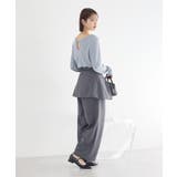 【前後2WAY】ツイストカットアウトプルオーバー | earth music&ecology | 詳細画像8