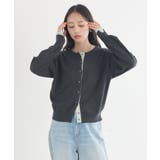 【UVカット】カラーコンビニットカーディガン | earth music&ecology  | 詳細画像2 