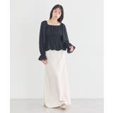 バルーンヘムブラウス | earth music&ecology  | 詳細画像11 