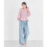 バルーンヘムブラウス | earth music&ecology  | 詳細画像20 