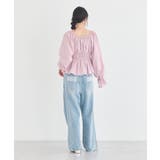 バルーンヘムブラウス | earth music&ecology  | 詳細画像22 