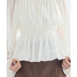 バルーンヘムブラウス | earth music&ecology  | 詳細画像25 