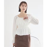 バルーンヘムブラウス | earth music&ecology  | 詳細画像3 