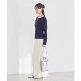 サテンフリルマーメイドスカート | earth music&ecology  | 詳細画像9 