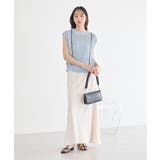 サテンフリルマーメイドスカート | earth music&ecology  | 詳細画像13 