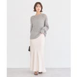 サテンフリルマーメイドスカート | earth music&ecology  | 詳細画像16 