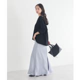 サテンフリルマーメイドスカート | earth music&ecology  | 詳細画像28 