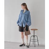 ウエスタンデニムシャツ | earth music&ecology  | 詳細画像13 