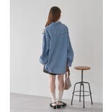 ウエスタンデニムシャツ | earth music&ecology  | 詳細画像16 