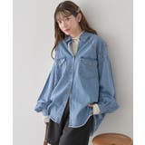 ライトインディゴ | ウエスタンデニムシャツ | earth music&ecology 