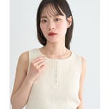 ピコミシンヘンリーネックタンクトップ | earth music&ecology  | 詳細画像14 