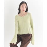 リブクロップドカーディガン | earth music&ecology  | 詳細画像13 