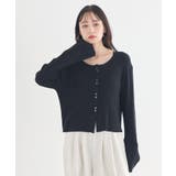 リブクロップドカーディガン | earth music&ecology  | 詳細画像16 