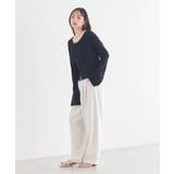 リブクロップドカーディガン | earth music&ecology  | 詳細画像18 