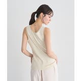 エッジチュールラメテレコタンクトップ | earth music&ecology  | 詳細画像6 