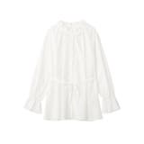 【接触冷感・イージーケア】TRキュプラダブルボタンフリルシャツ | earth music&ecology  | 詳細画像28 