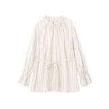 【接触冷感・イージーケア】TRキュプラダブルボタンフリルシャツ | earth music&ecology  | 詳細画像30 