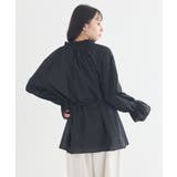 【接触冷感・イージーケア】TRキュプラダブルボタンフリルシャツ | earth music&ecology  | 詳細画像5 