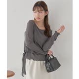 【SET2点】ツイストキャミレイヤードカットソー | earth music&ecology  | 詳細画像1 