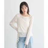 【SET2点】ツイストキャミレイヤードカットソー | earth music&ecology  | 詳細画像10 