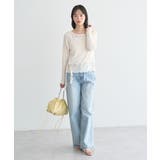 【SET2点】ツイストキャミレイヤードカットソー | earth music&ecology  | 詳細画像13 